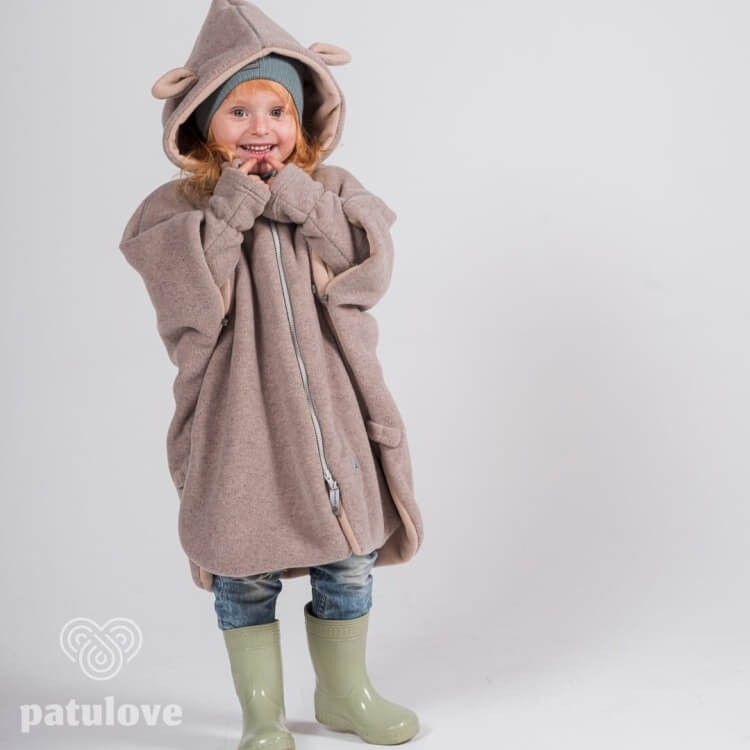 Ponczo samochodowe LAMB BEIGE / Patulove