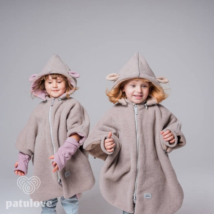 Ponczo samochodowe LAMB BEIGE / Patulove