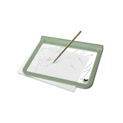 USZKODZONE OPAKOWANIE: Podświetlany tablet do nauki pisania i rysowania KIDYDRAW-PRO - zielony / Kidywolf