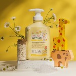Delikatny płyn do mycia twarzy, rąk i higieny intymnej dla dzieci i niemowląt, 300 ml / Baby Anthyllis