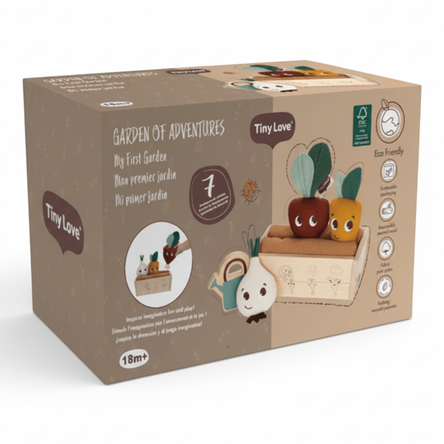 Zestaw zabawek Mój pierwszy ogród - Garden of Adventure / Tiny Love