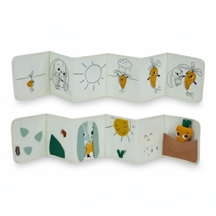 Książeczka interaktywna - dwustronna - Garden of Adventure / Tiny Love