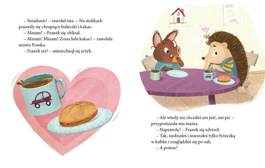 Pierwszy dzień w przedszkolu. Jeżyk Franek / Wydawnictwo Wilga