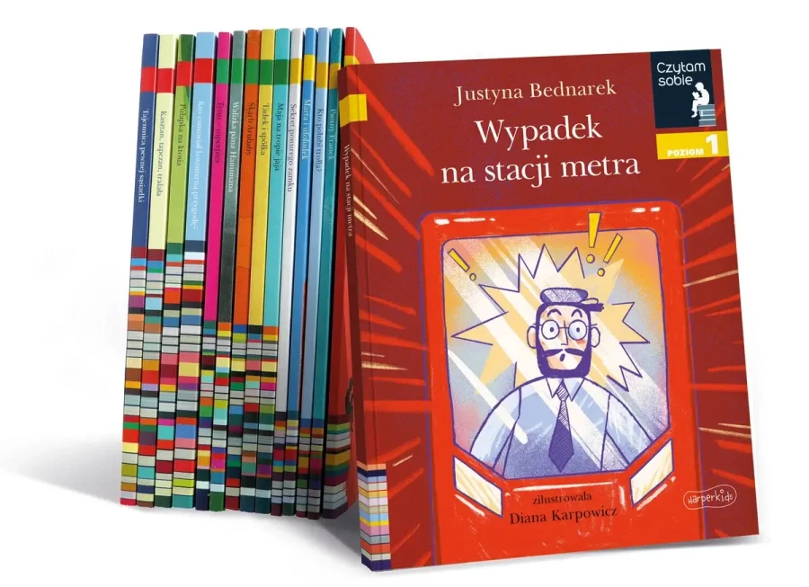 Wypadek na stacji metra. Czytam sobie. Poziom 1 / HarperKids