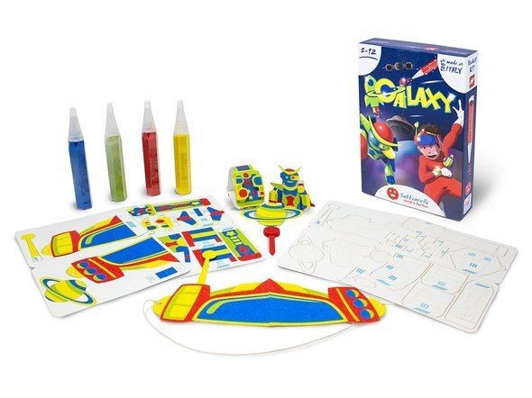 Magiczny Piasek do Kolorowania, Pocket Kit, Galaxy, 5l+ / Sabbiarelli