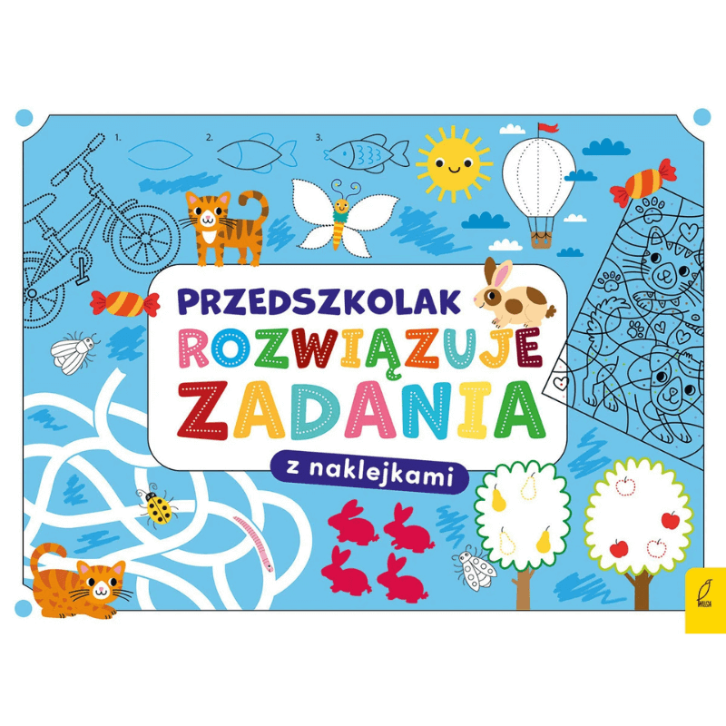 Przedszkolak rozwiązuje zadania - zeszyt niebieski / Wilga