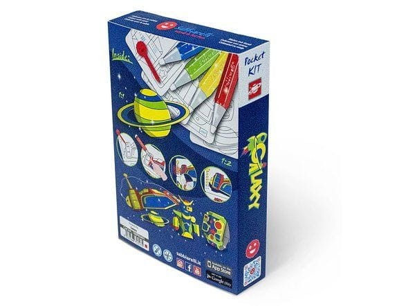 Magiczny Piasek do Kolorowania, Pocket Kit, Galaxy, 5l+ / Sabbiarelli