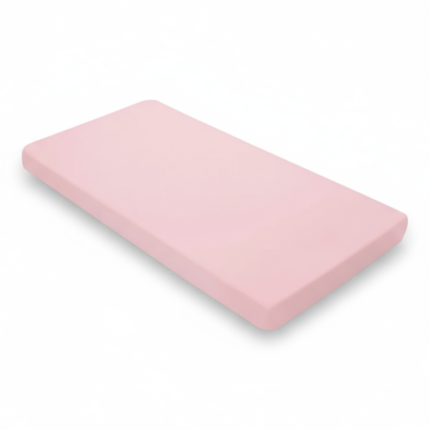 Prześcieradło do łóżeczka, dostawki 90 x 50 - różowe / piapimo