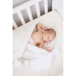 Prześcieradło do łóżeczka, dostawki 90 x 50 - różowe / piapimo