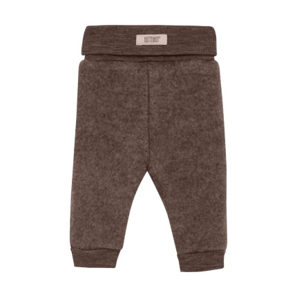 Spodnie 100% wełny merino - Brown Melange / HUTTEliHUT