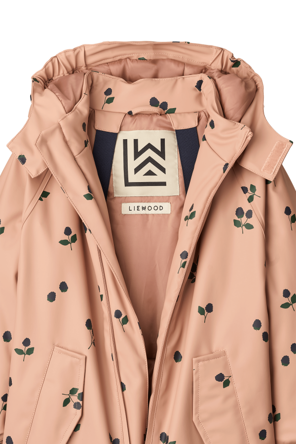 Kombinezon przeciwdeszczowy Maddy - berry, pale tuscany / Liewood