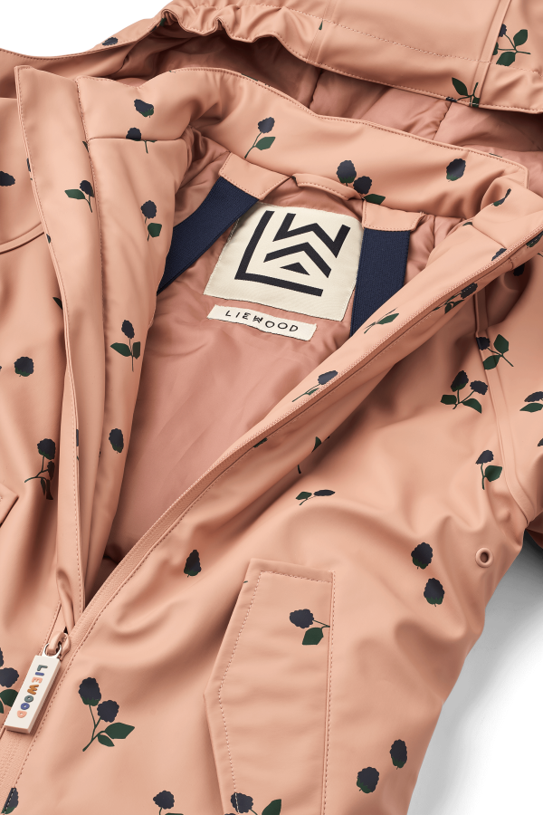 Kombinezon przeciwdeszczowy Maddy - berry, pale tuscany / Liewood