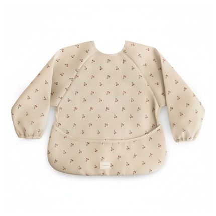 Śliniak z długim rękawem – Cherries / Mushie