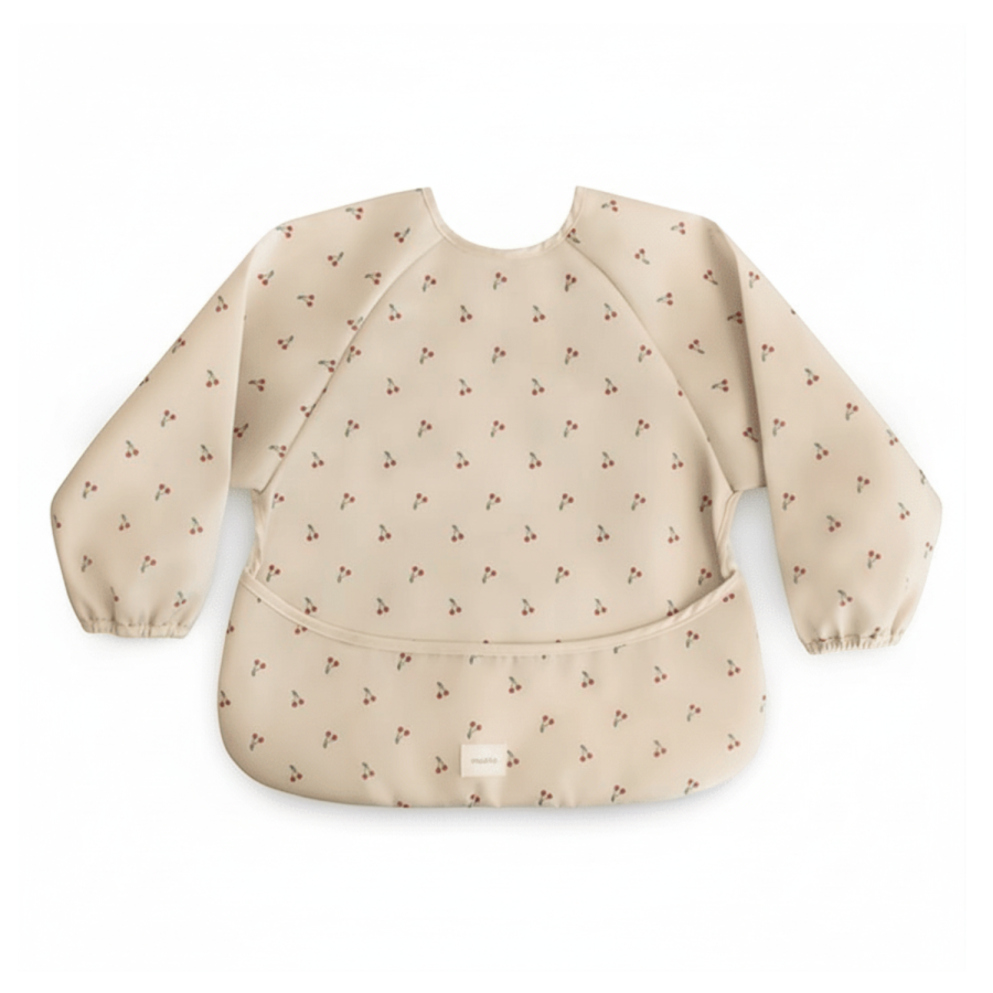 Śliniak z długim rękawem – Cherries / Mushie