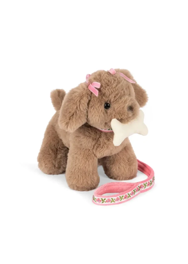 Piesek w torebce - pink check / Konges slojd