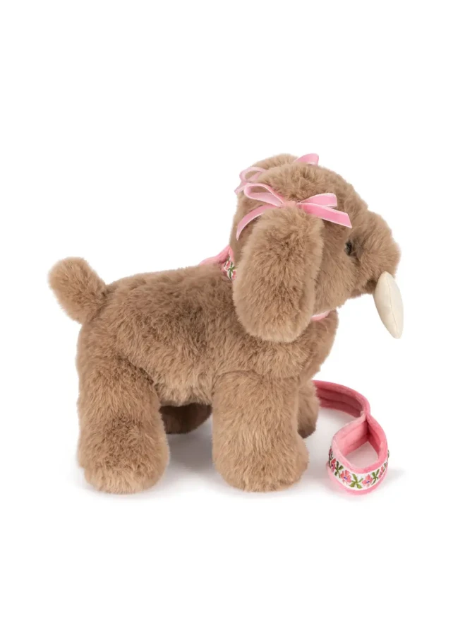 Piesek w torebce - pink check / Konges slojd