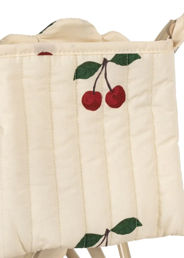 Zestaw z wózkiem i lalką z akcesoriami Cherie - ma grande cerise / Konges slojd