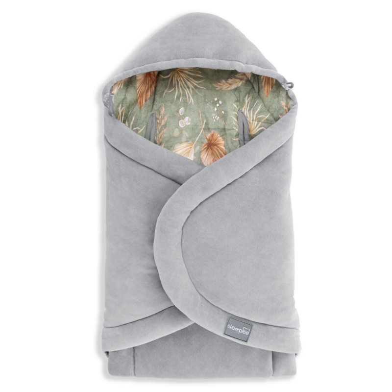 Otulacz, kocyk do fotelika samochodowego - bohemian grey / Sleepee