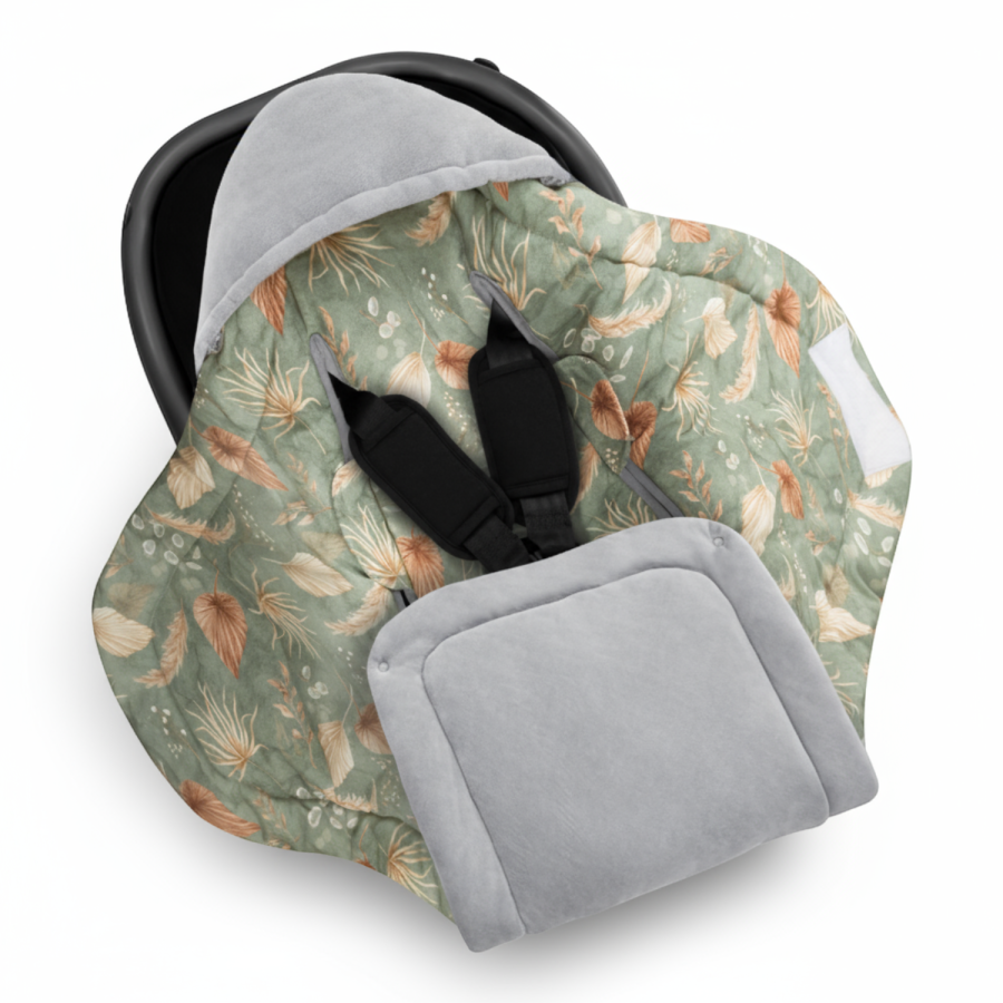 Otulacz, kocyk do fotelika samochodowego - bohemian grey / Sleepee