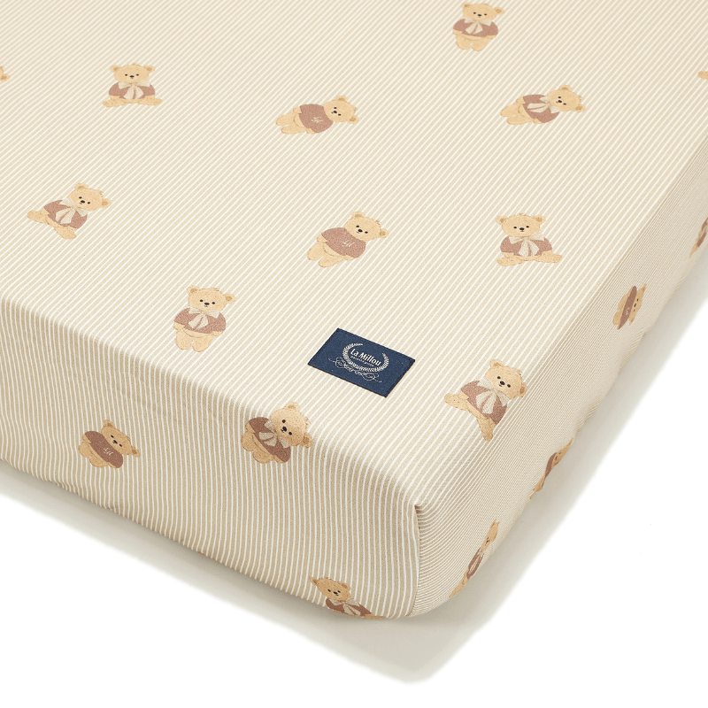 Prześcieradło GOOD NIGHT - BABY BEAR / La Millou