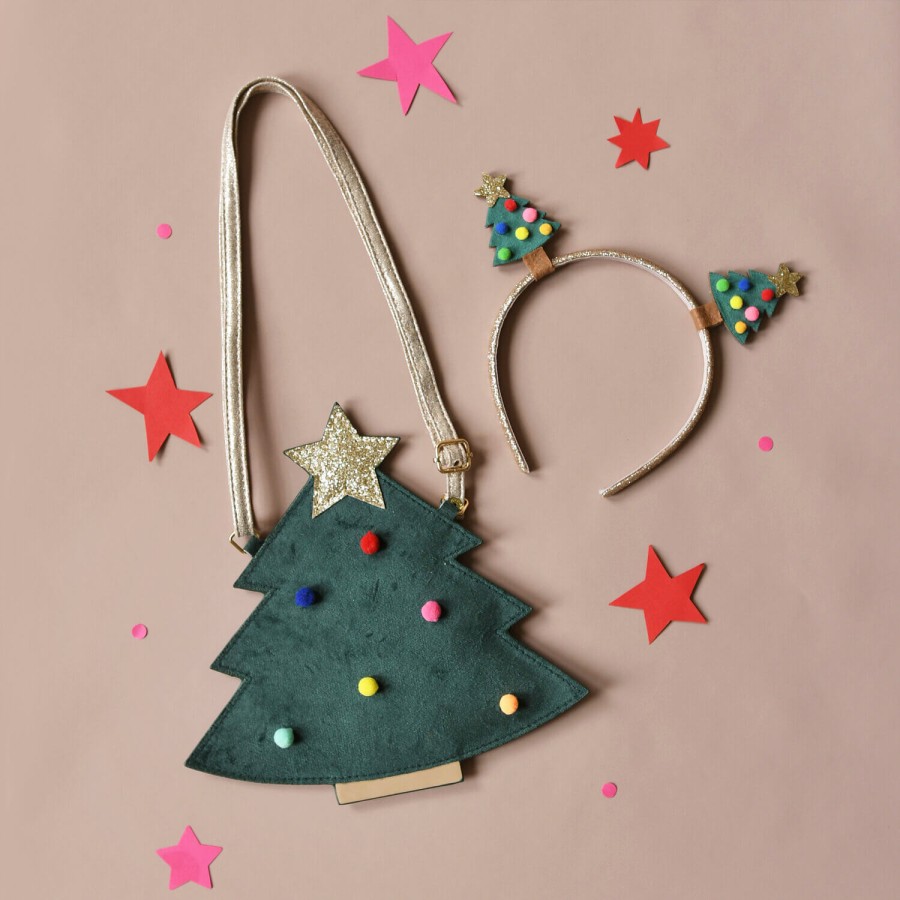 Torebka Velvet Christmas Tree / Rockahula Kids