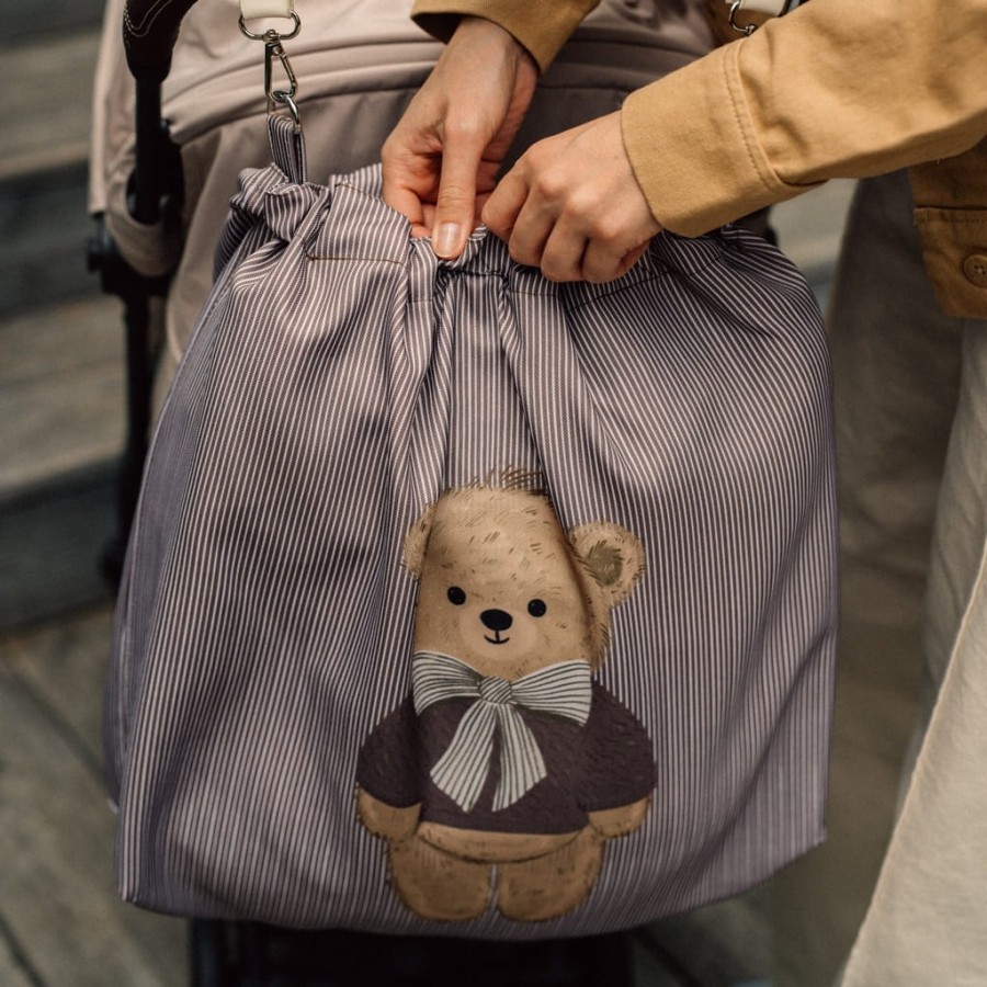 Shopper Bag z kieszonką - BABY BEAR / La Millou