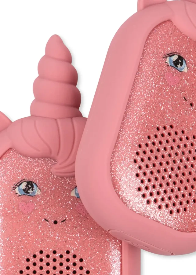 Krótkofalówki walkie talkie - Sparkling pink / Konges Slojd