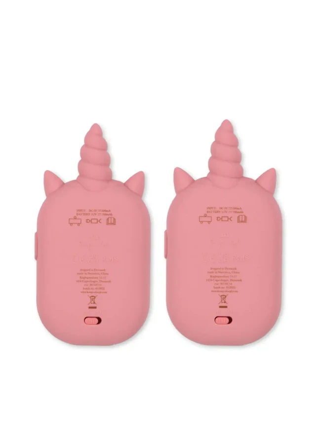 Krótkofalówki walkie talkie - Sparkling pink / Konges Slojd