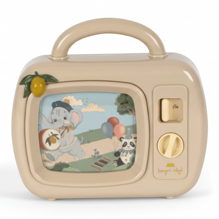 Pozytywka telewizor - lemon / Konges Slojd