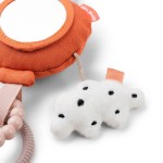 Zawieszka sensoryczna lusterko Happy Clouds Papaya / Done by Deer