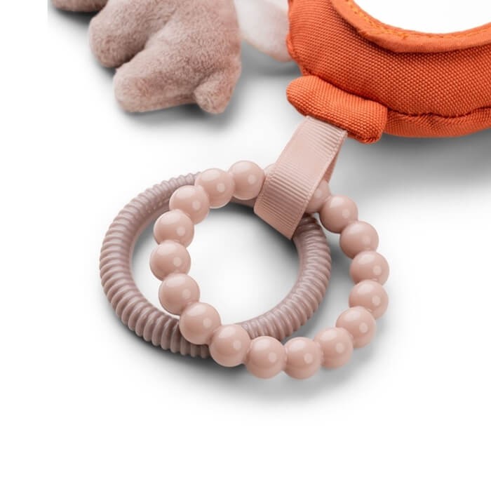 Zawieszka sensoryczna lusterko Happy Clouds Papaya / Done by Deer