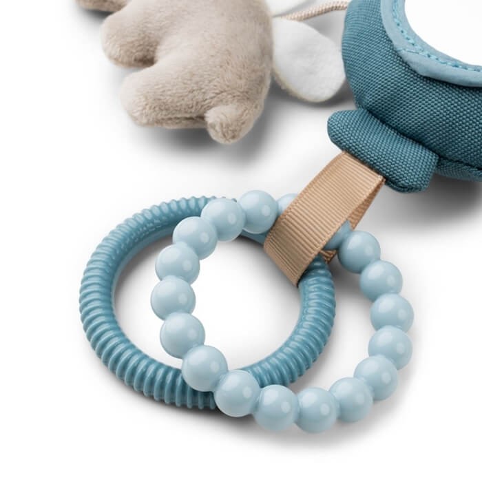 Zawieszka sensoryczna lusterko Happy Clouds Blue / Done by Deer