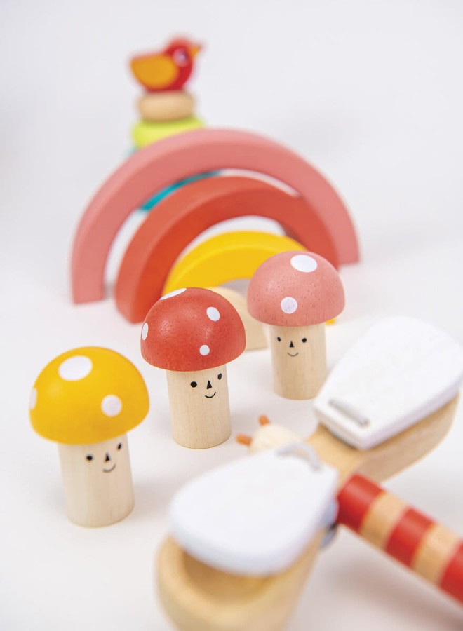 Drewniany zestaw pierwszych instrumentów Muzyczny ogód / Mentari