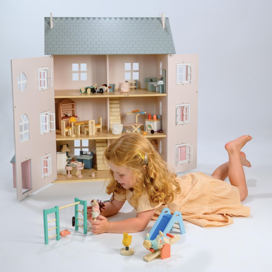 Drewniane meble do domku dla lalek - plac zabaw / Mentari