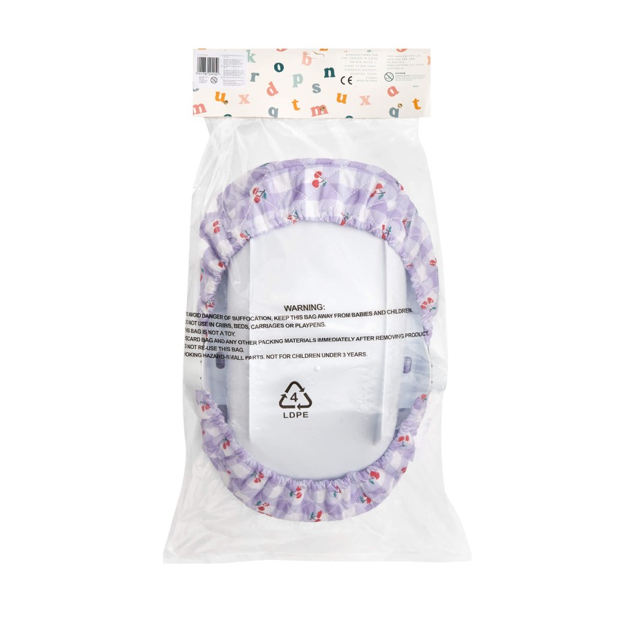 Fotelik samochodowy dla lalki Lilac Cherry / Tiny Harlow