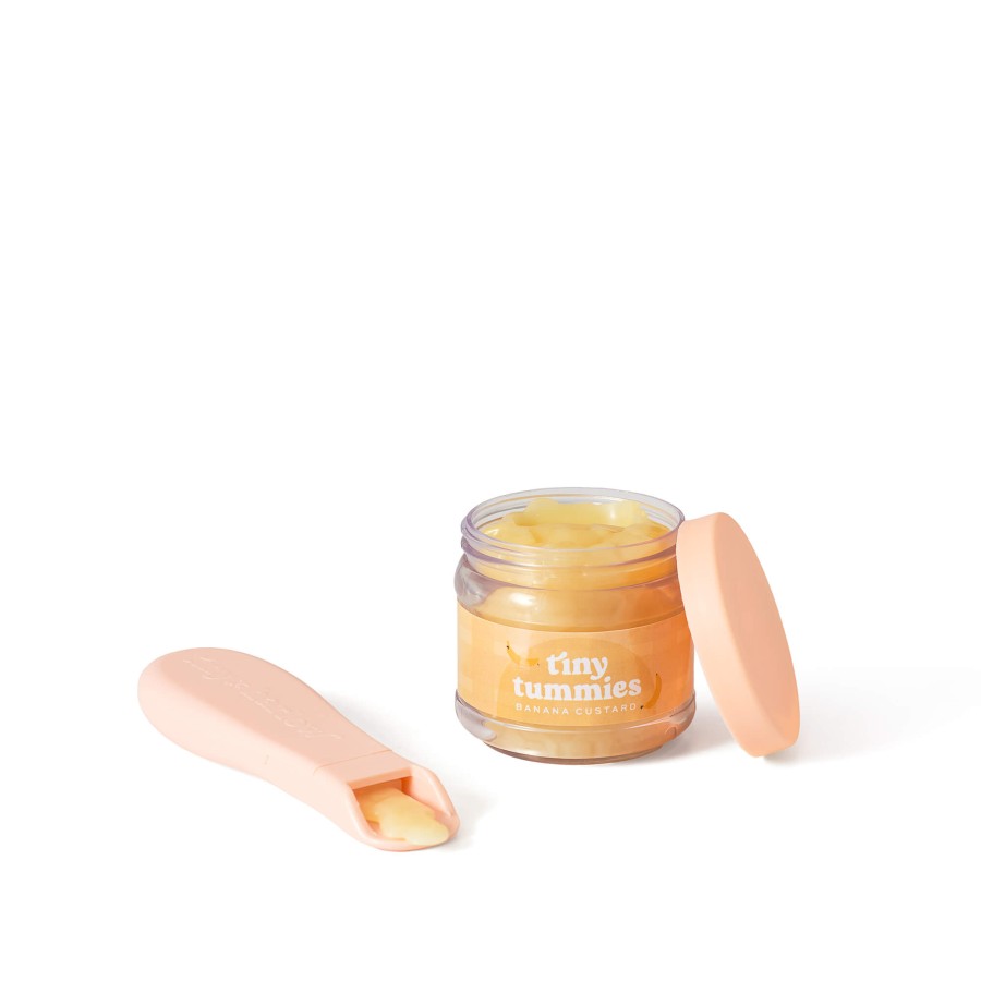 Zestaw Tiny Tummies Słoiczek i Łyżeczka, Banan / Tiny Harlow