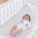 Oddychający ochraniacz do łóżeczka Pur Air - Soft White / PurFlo