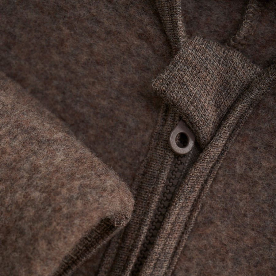 Kombinezon 100% wełny merino - Brown Melange / HUTTEliHUT