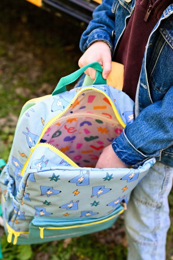 Plecak dziecięcy A4 - Funky Dogs / The cotton cloud