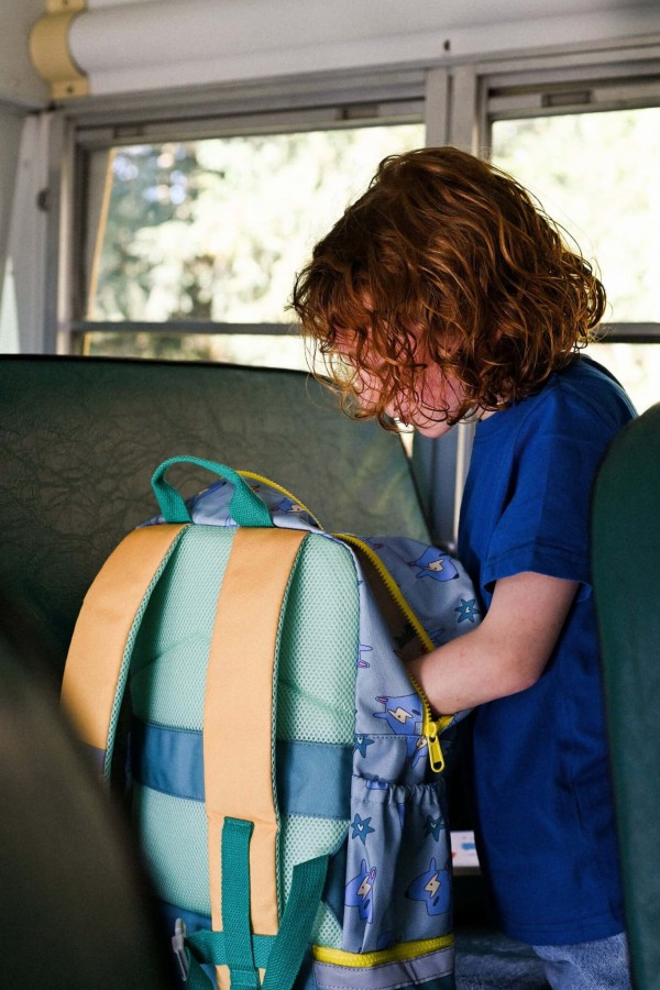 Plecak dziecięcy A4 - Funky Dogs / The cotton cloud