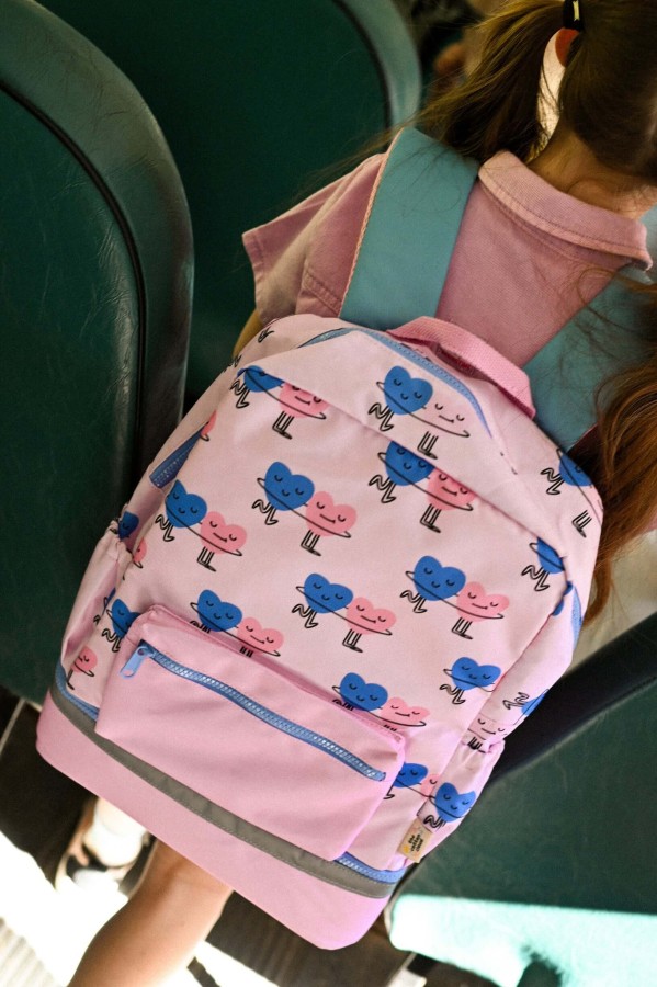 Plecak dziecięcy A4 - Dancing Hearts / The cotton cloud