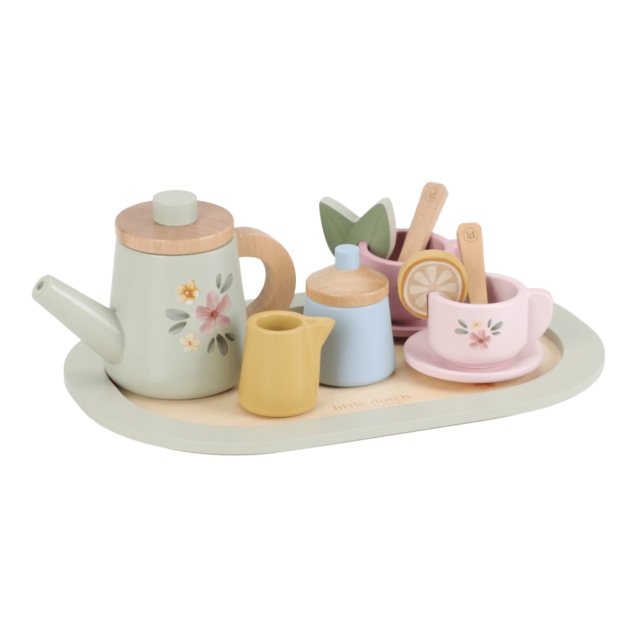 Drewniany Tea set FSC / Little Dutch
