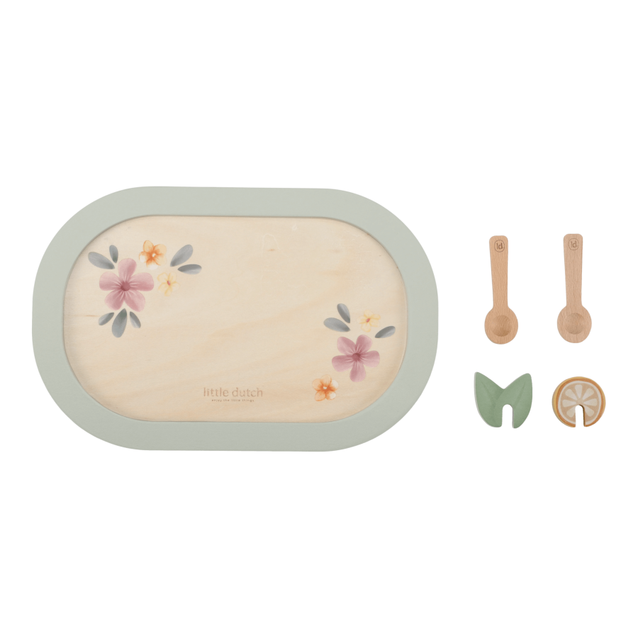 Drewniany Tea set FSC / Little Dutch