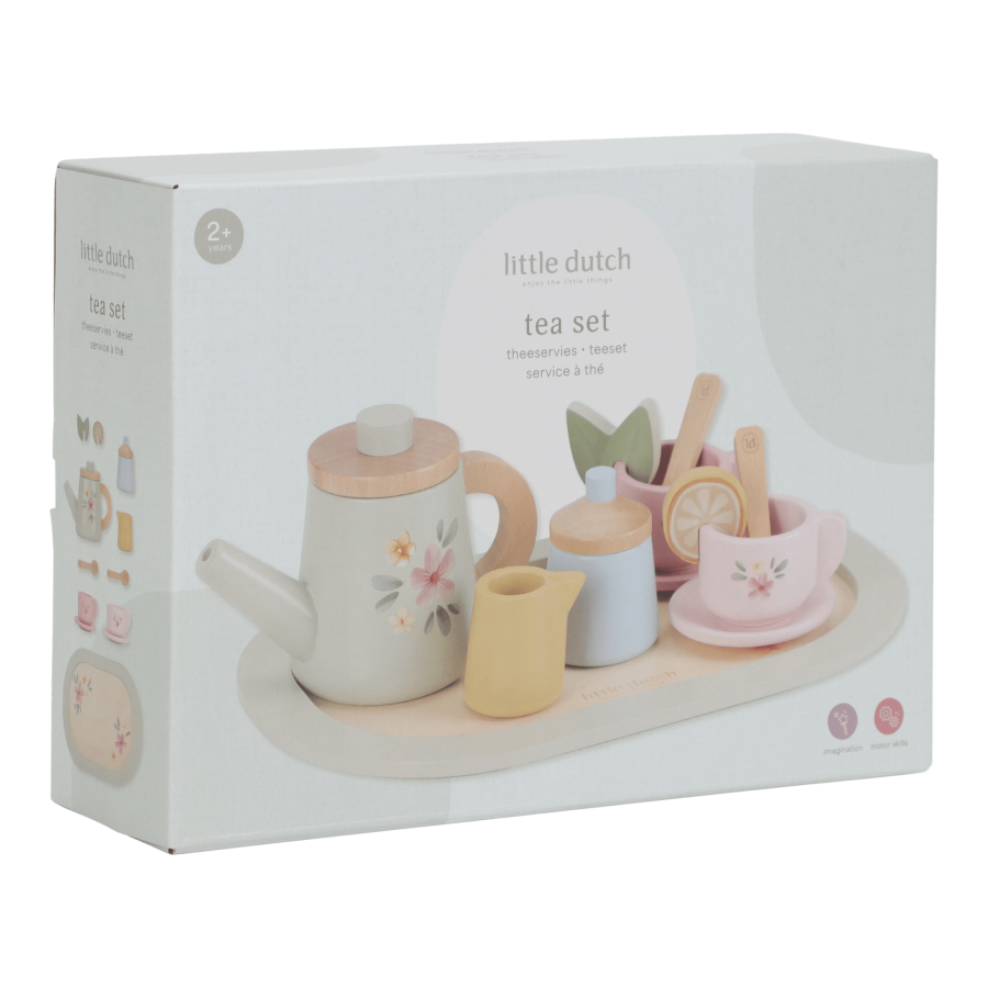 Drewniany Tea set FSC / Little Dutch