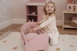 Drewniane łóżeczko dla lalek z pościelą FSC / Little Dutch