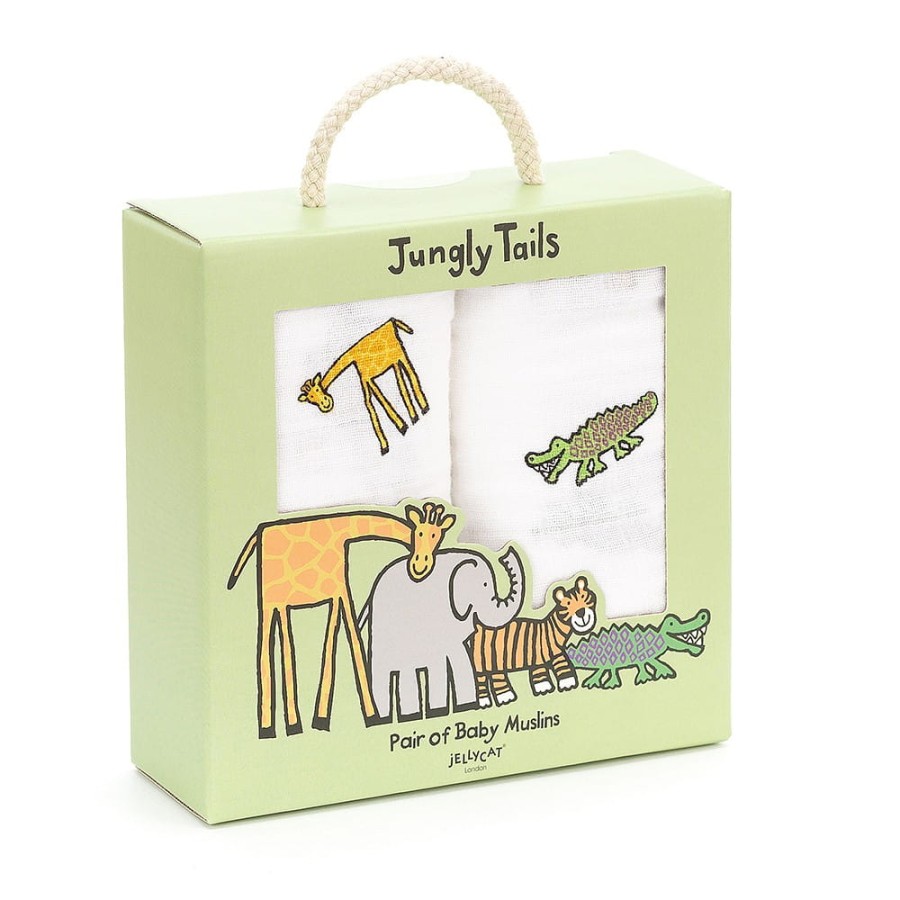 Jellycat Komplet muślinowych pieluszek Jungle