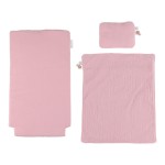 Drewniany wózek dla lalek z pościelą FSC / Little Dutch