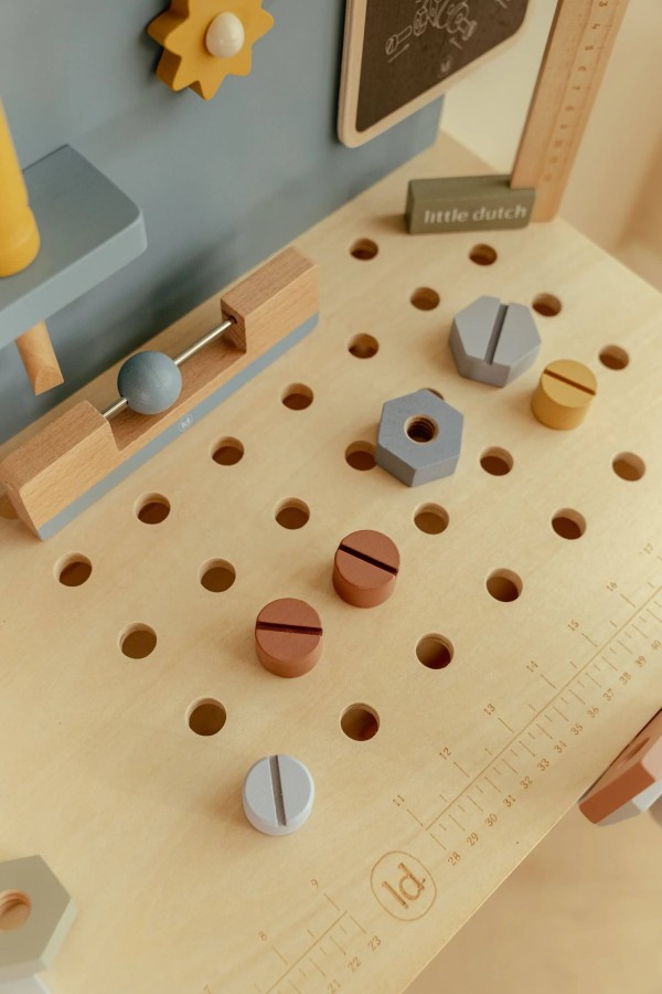 Drewniany warsztat z narzędziami FSC / Little Dutch