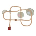 Drewniana kolejka XXL - 114 elementów FSC / Little Dutch