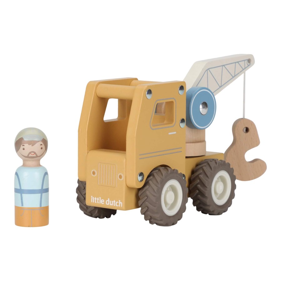 Ciężarówka z dźwigiem FSC / Little Dutch